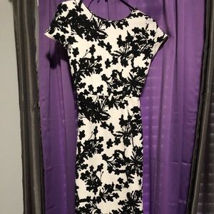 Black and white dress